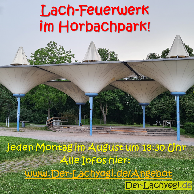 Lachfeuerwerk im Horbachpark